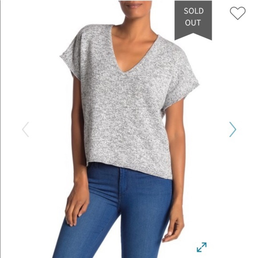 Madewell Marled Ellendale Sweater Tee